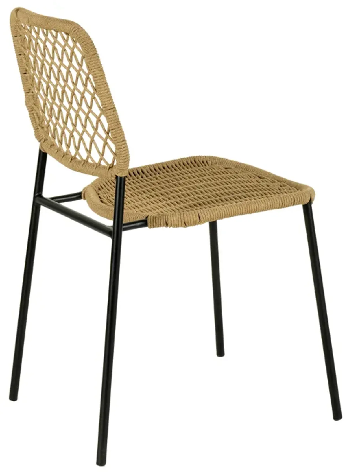 Lucy Natural Dyed Cord Outdoor Dining Chair