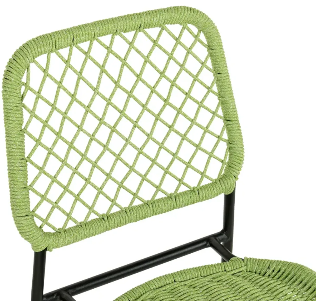 Lucy Green Dyed Cord Outdoor Counter Stool