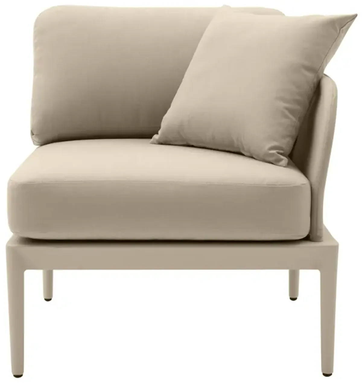 Kapri Taupe Modular Outdoor RAF Corner Seat