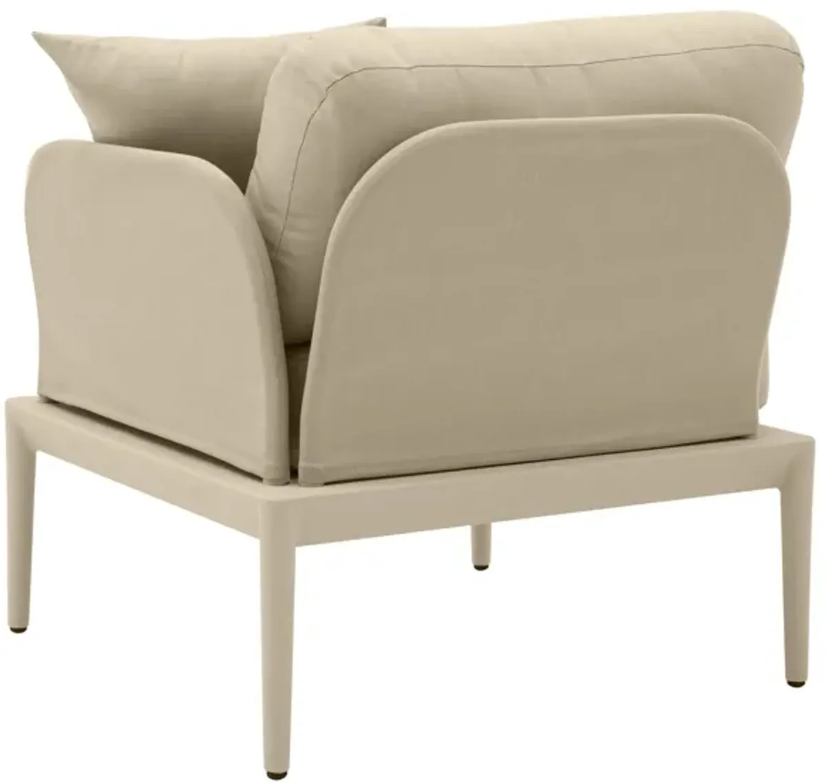 Kapri Taupe Modular Outdoor RAF Corner Seat