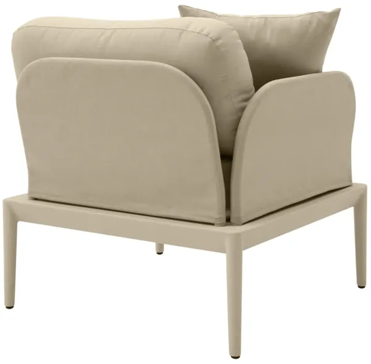 Kapri Taupe Modular Outdoor LAF Corner Seat