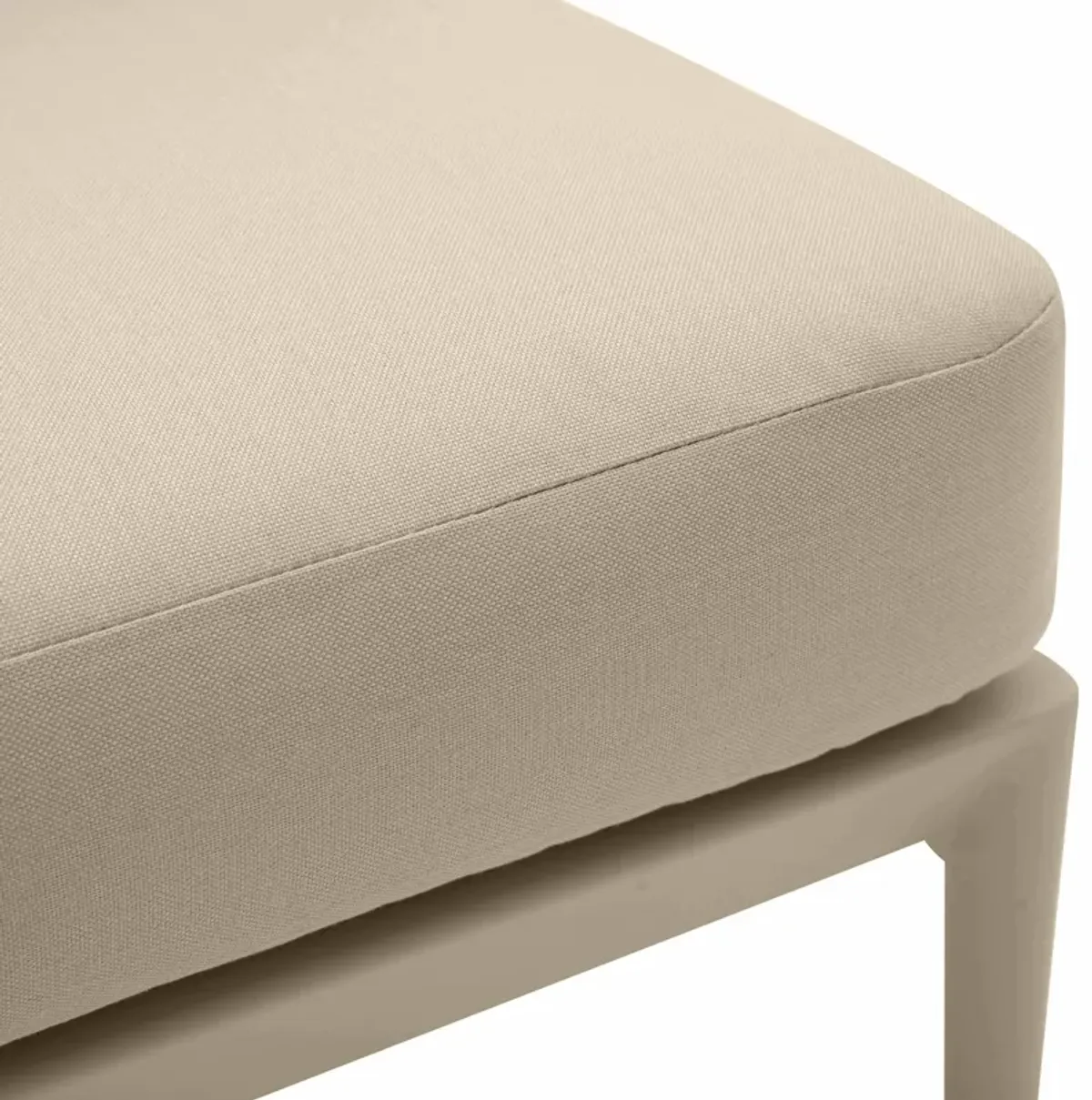 Kapri Taupe Modular Outdoor Armless Chair