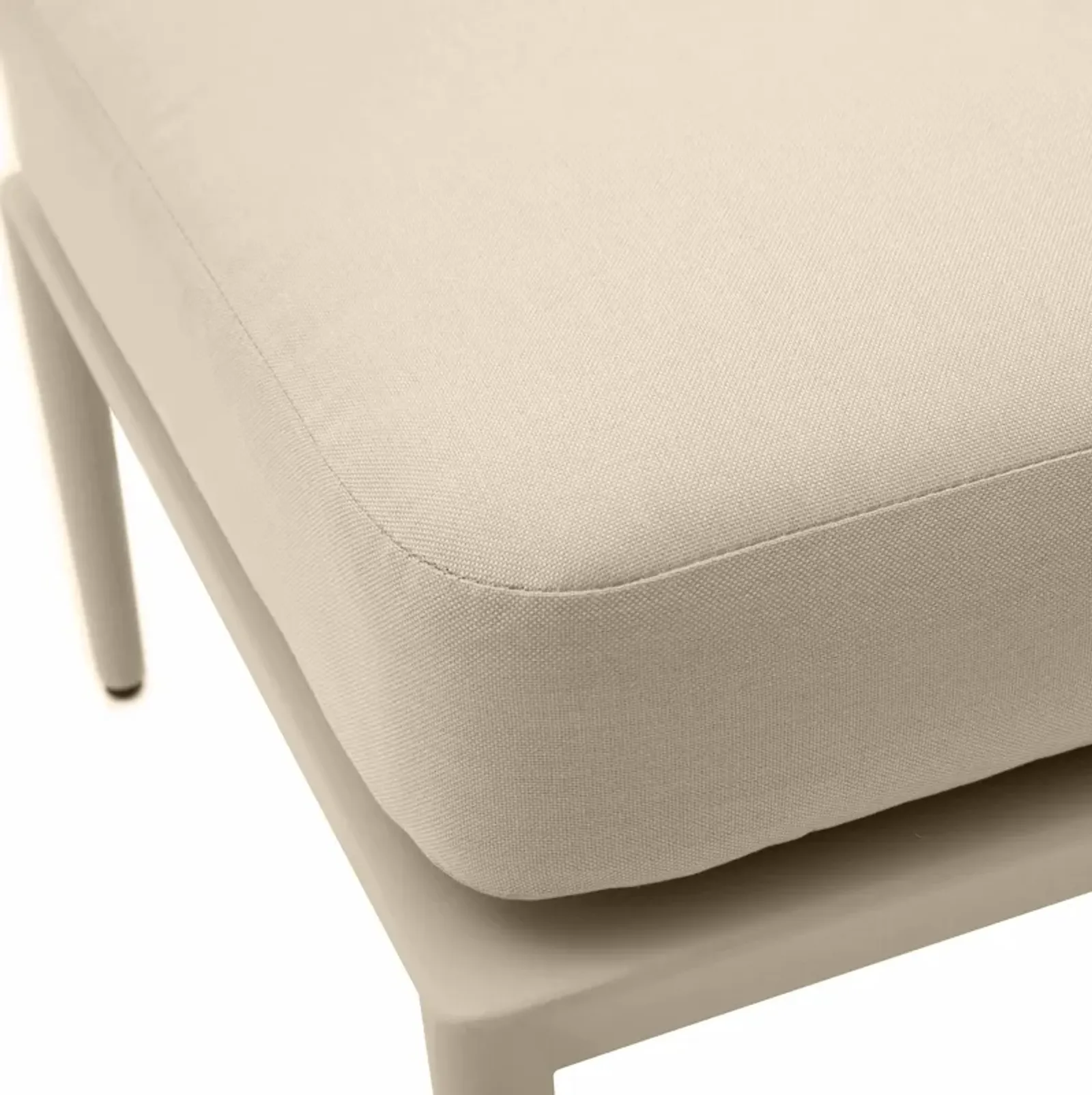 Kapri Taupe Outdoor Ottoman