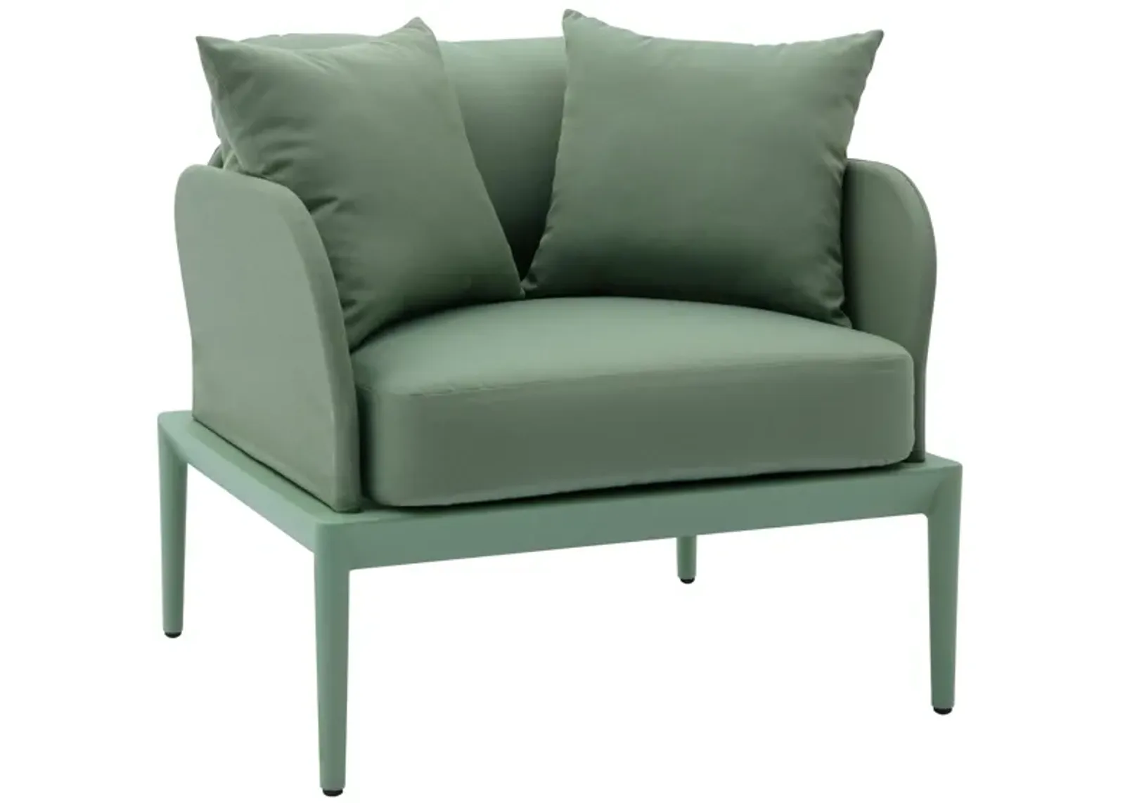 Kapri Moss Green Outdoor Armchair