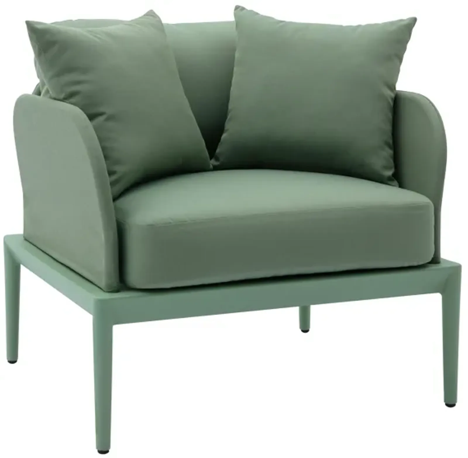 Kapri Moss Green Outdoor Armchair