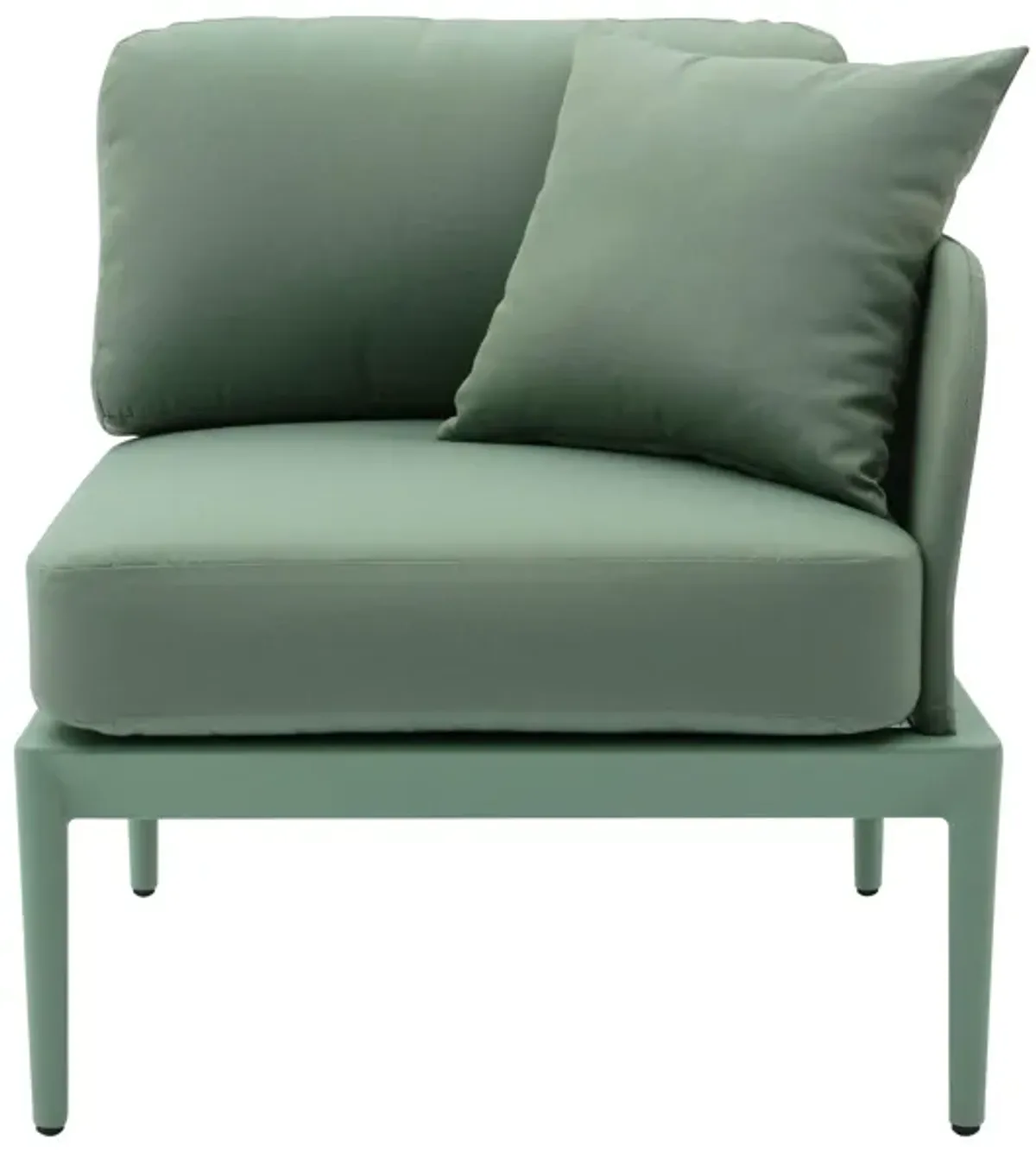 Kapri Moss Green Modular Outdoor RAF Corner Seat