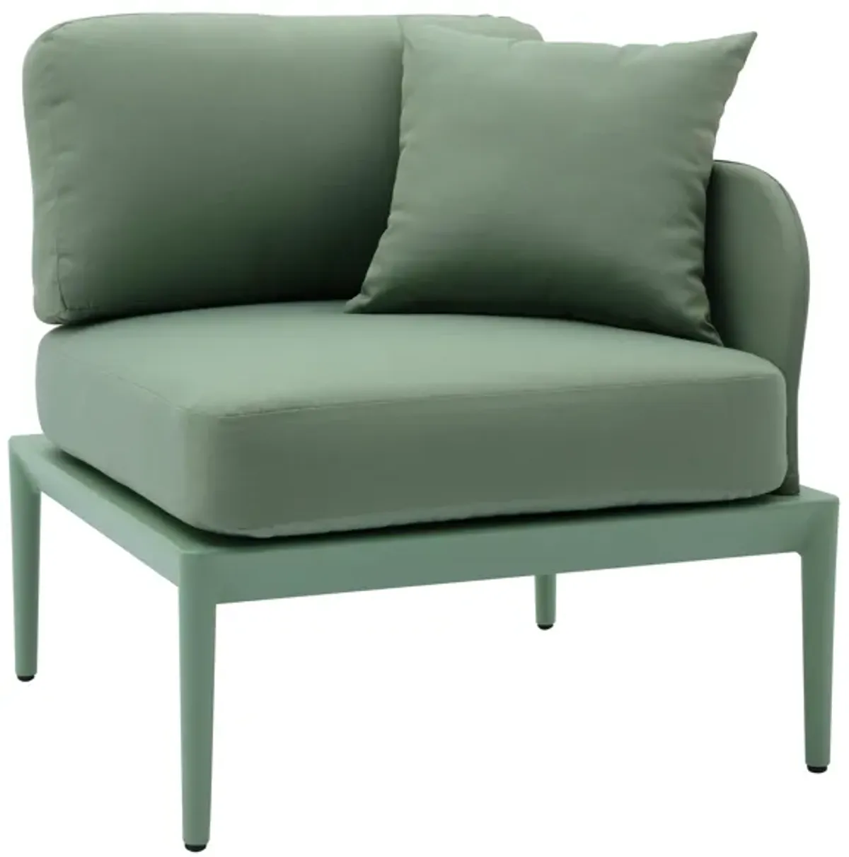 Kapri Moss Green Modular Outdoor RAF Corner Seat