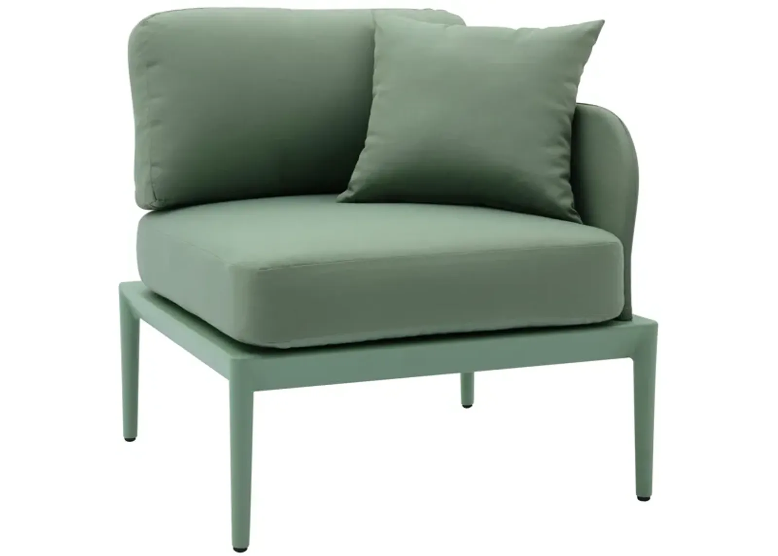 Kapri Moss Green Modular Outdoor RAF Corner Seat