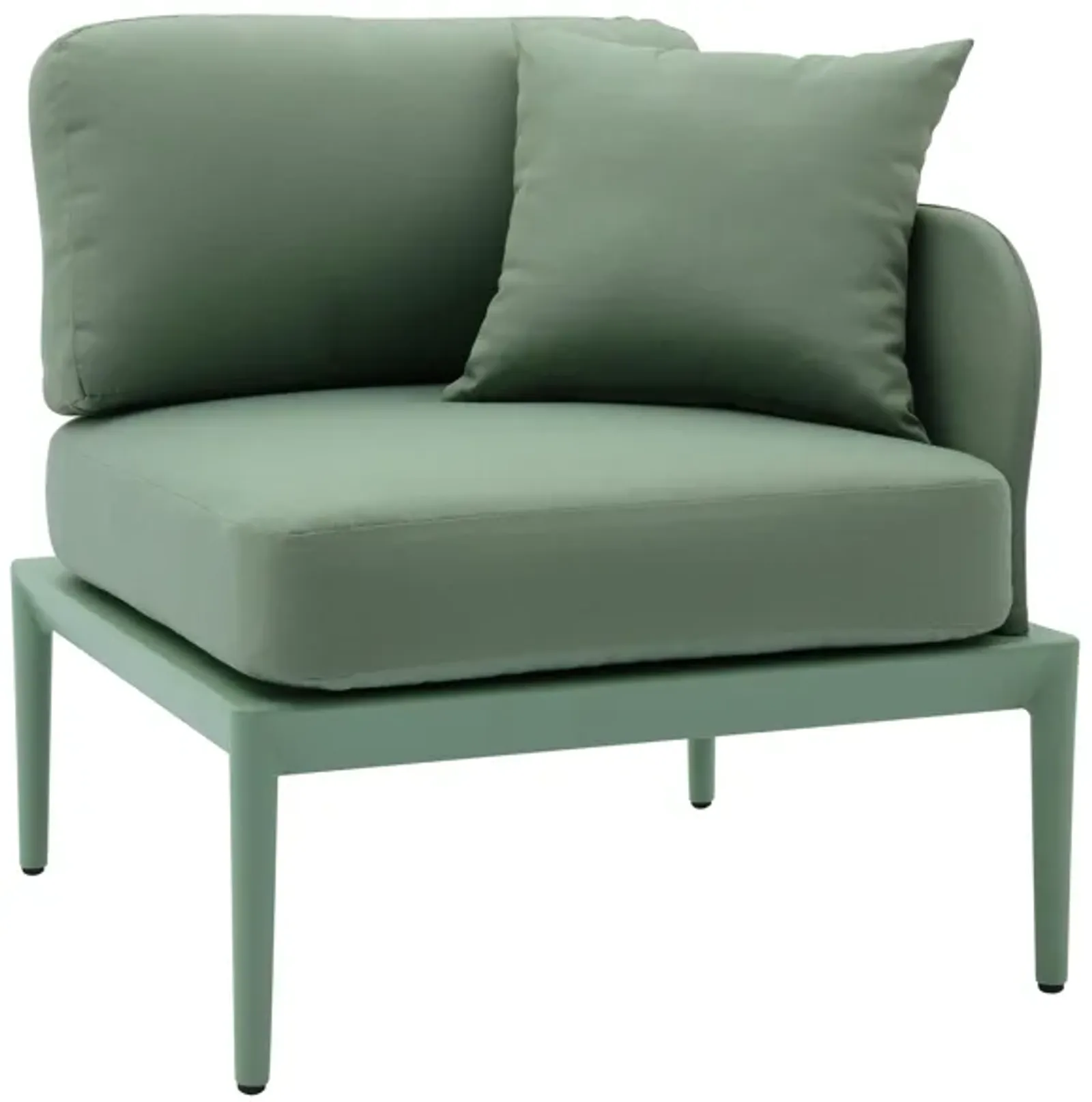 Kapri Moss Green Modular Outdoor RAF Corner Seat