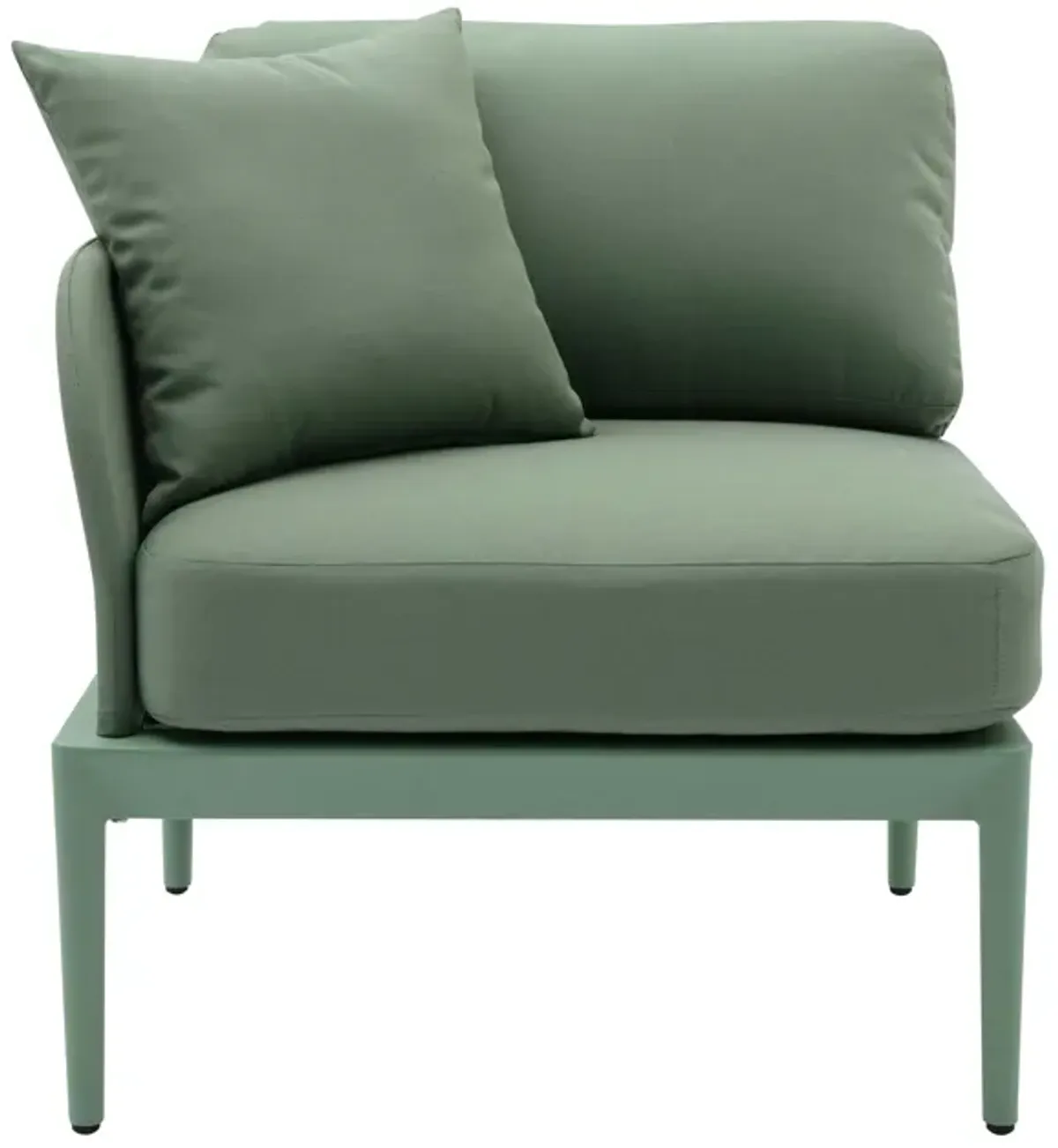 Kapri Moss Green Modular Outdoor LAF Corner Seat