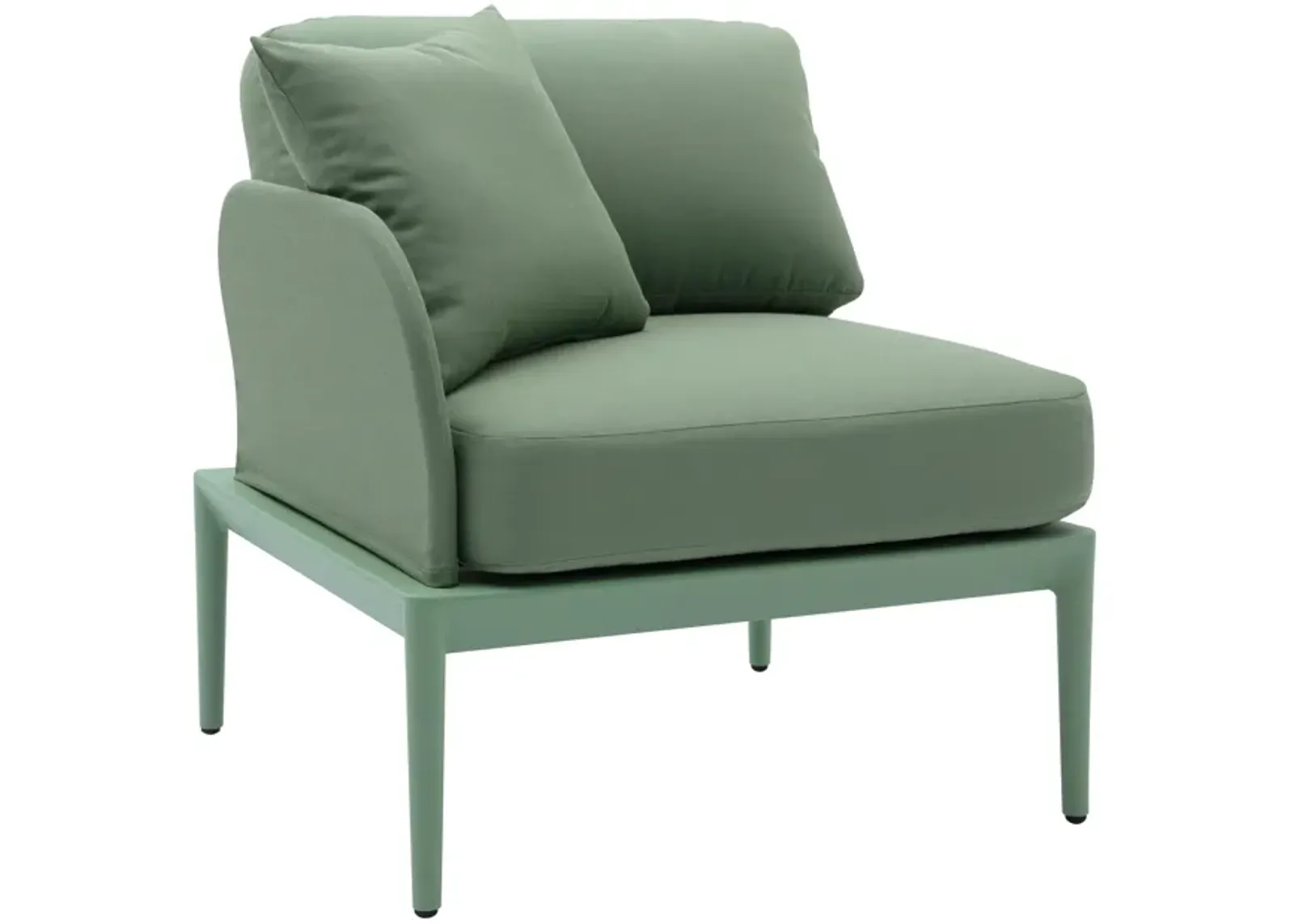 Kapri Moss Green Modular Outdoor LAF Corner Seat