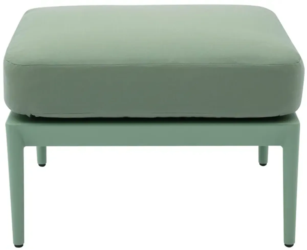 Kapri Moss Green Outdoor Ottoman