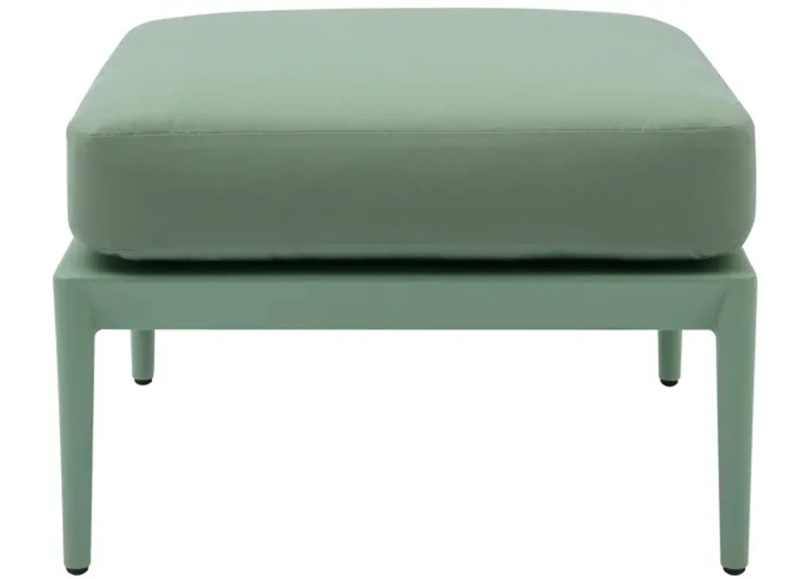 Kapri Moss Green Outdoor Ottoman