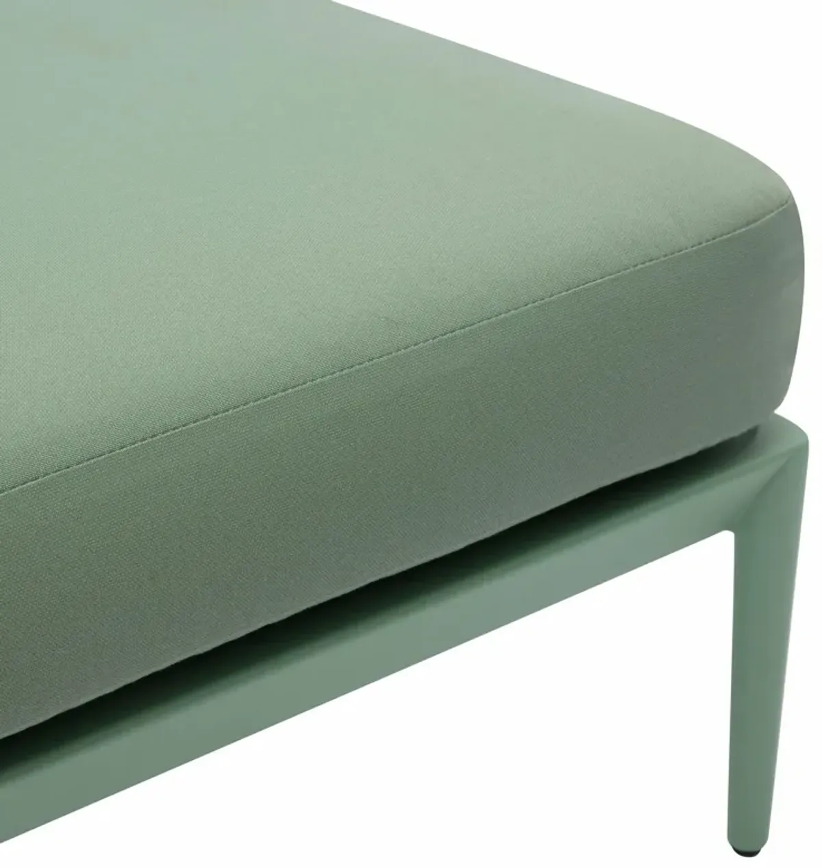 Kapri Moss Green Outdoor Ottoman