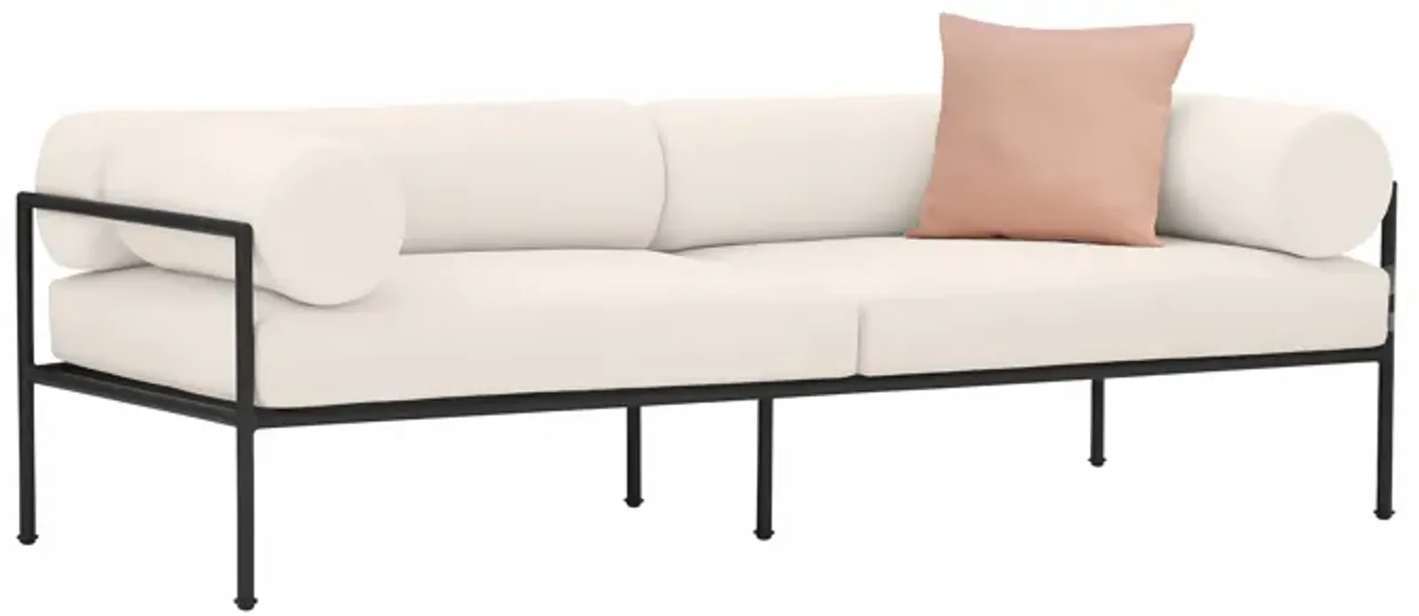 Vera Cream Performance Fabric Outdoor Sofa