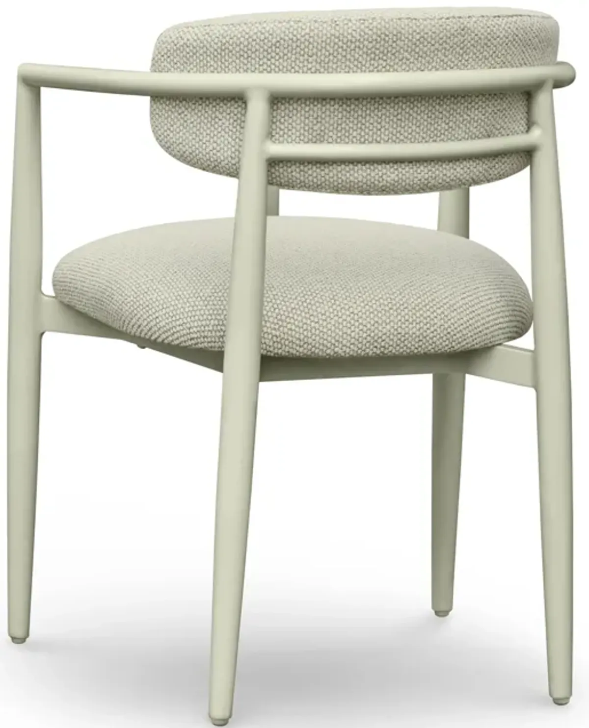 Annika Cream Textured Outdoor Dining Arm Chair