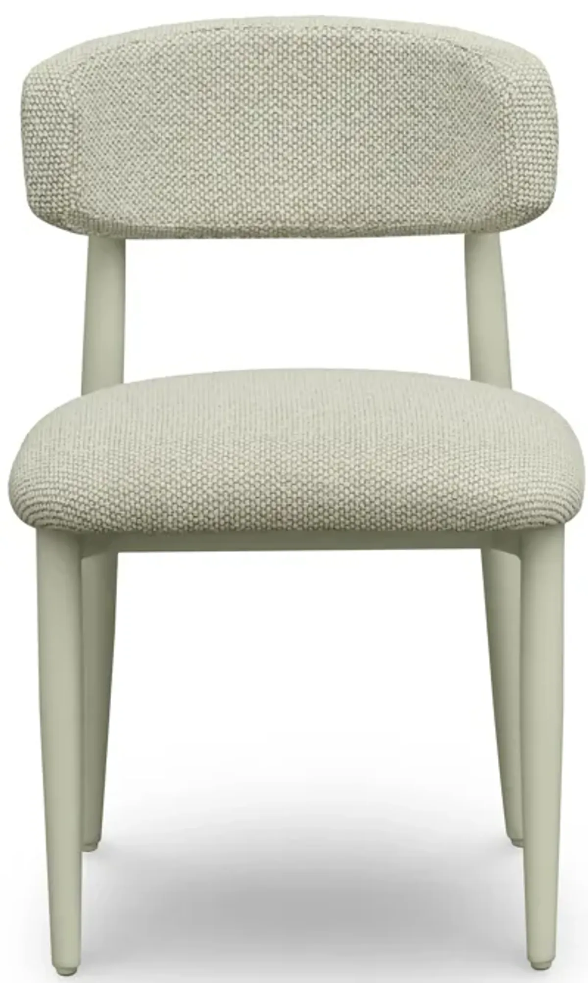 Annika Cream Textured Outdoor Dining Side Chair