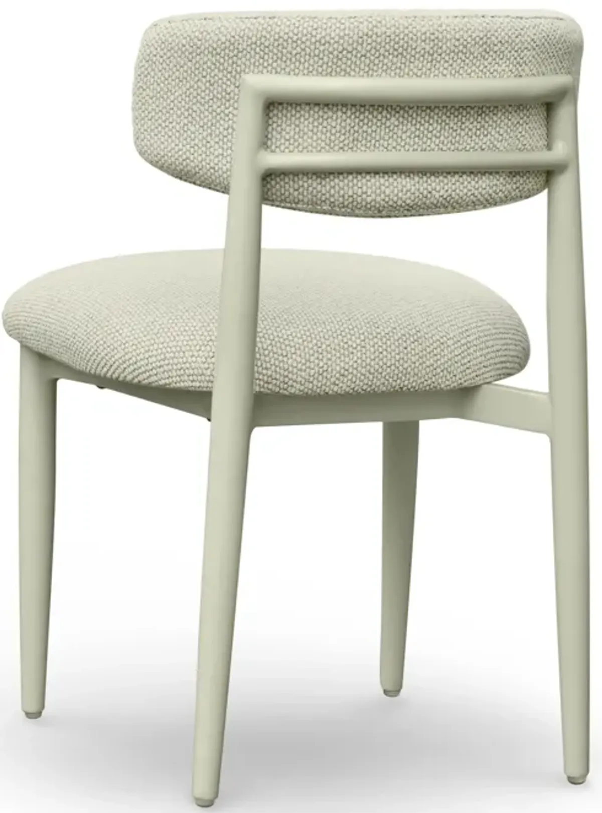 Annika Cream Textured Outdoor Dining Side Chair