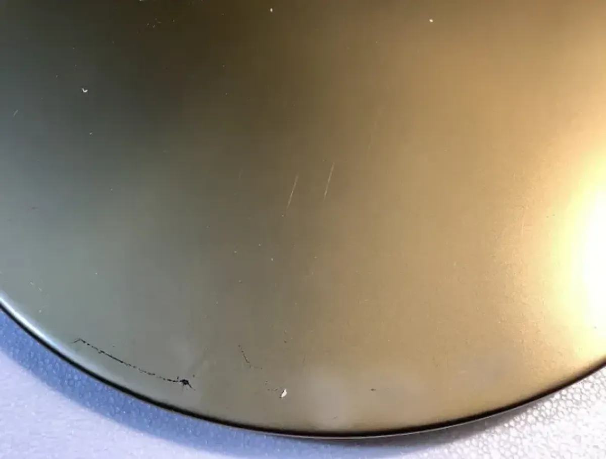 Bubble Glass/Brass Side Table