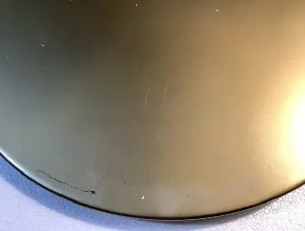 Bubble Glass/Brass Side Table