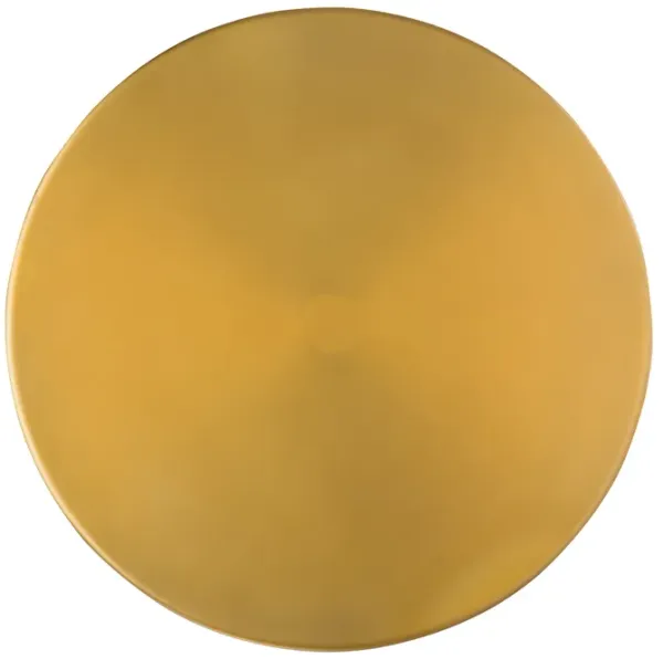 Blaze Glass/Brass Side Table