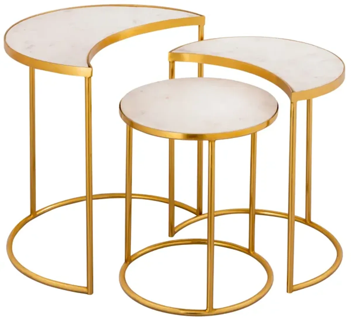 Crescent Nesting Tables