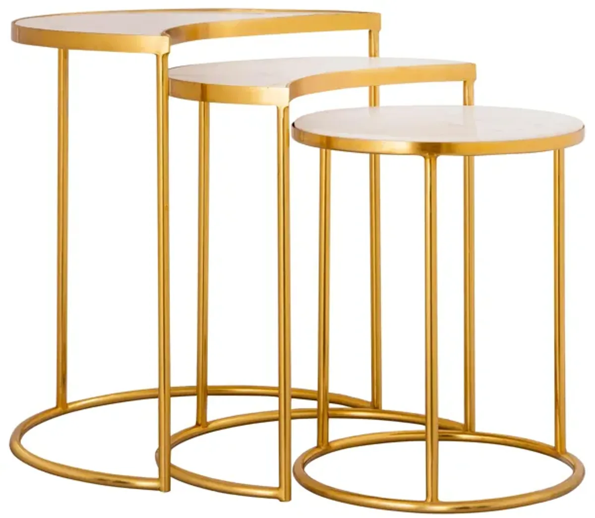 Crescent Nesting Tables