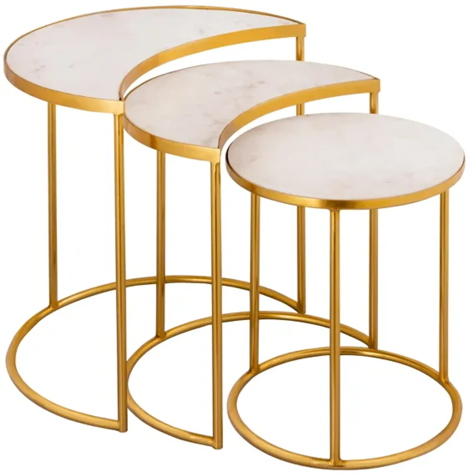 Crescent Nesting Tables