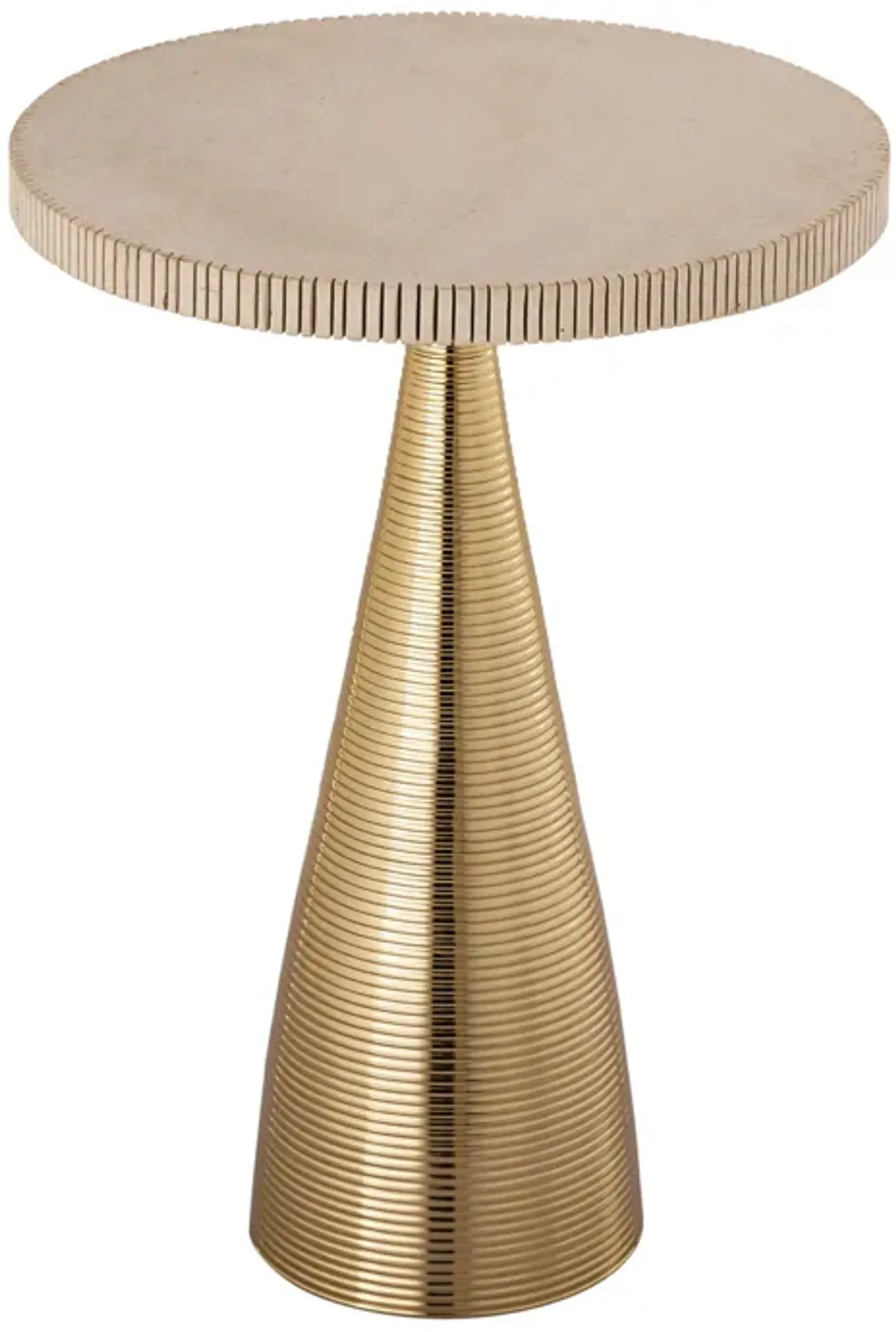 Celeste Ribbed Side Table