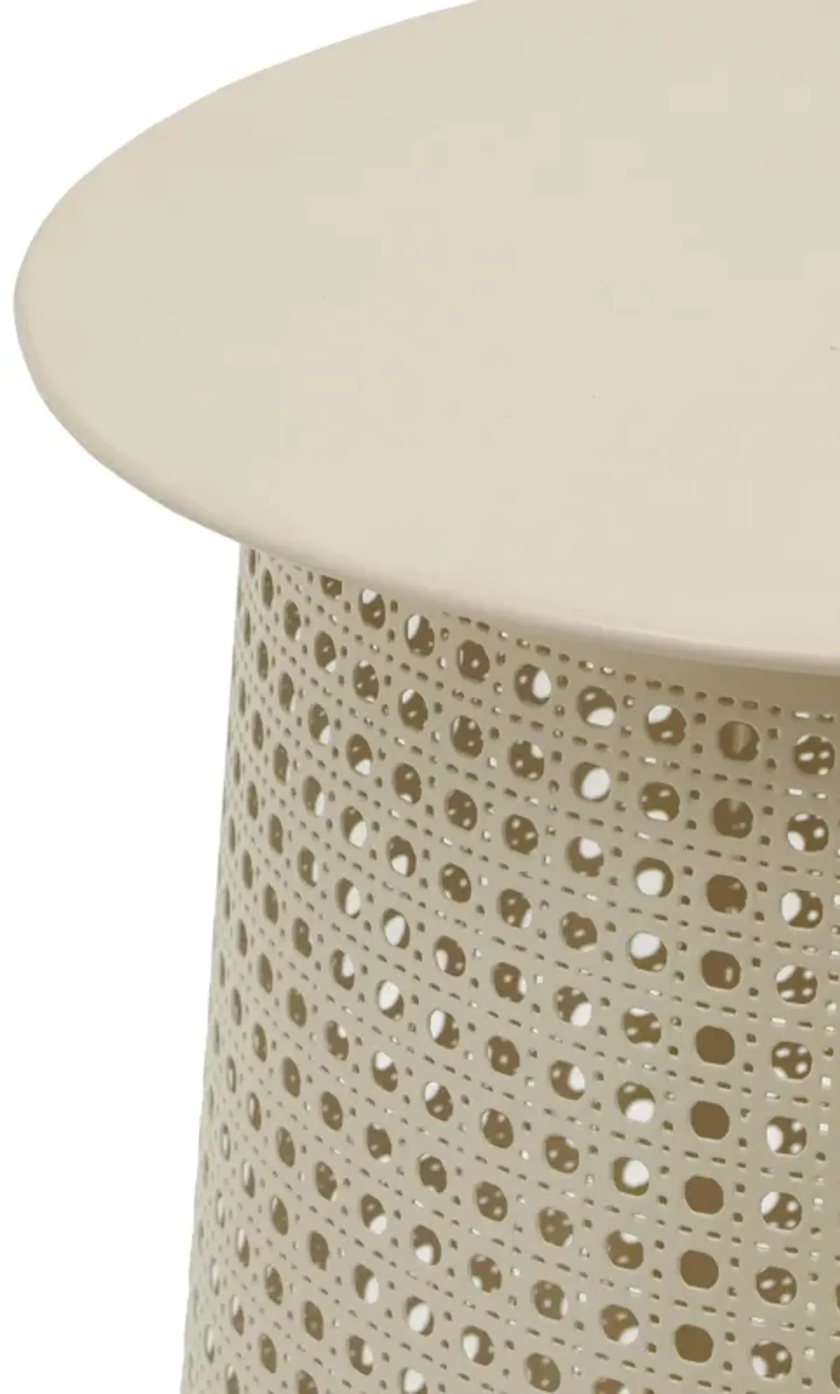 Pesky Eggnog Cream Side Table