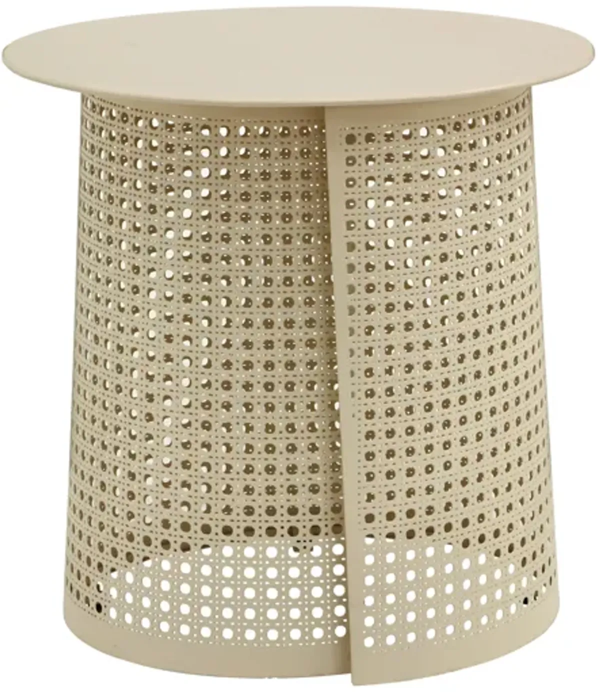 Pesky Eggnog Cream Side Table