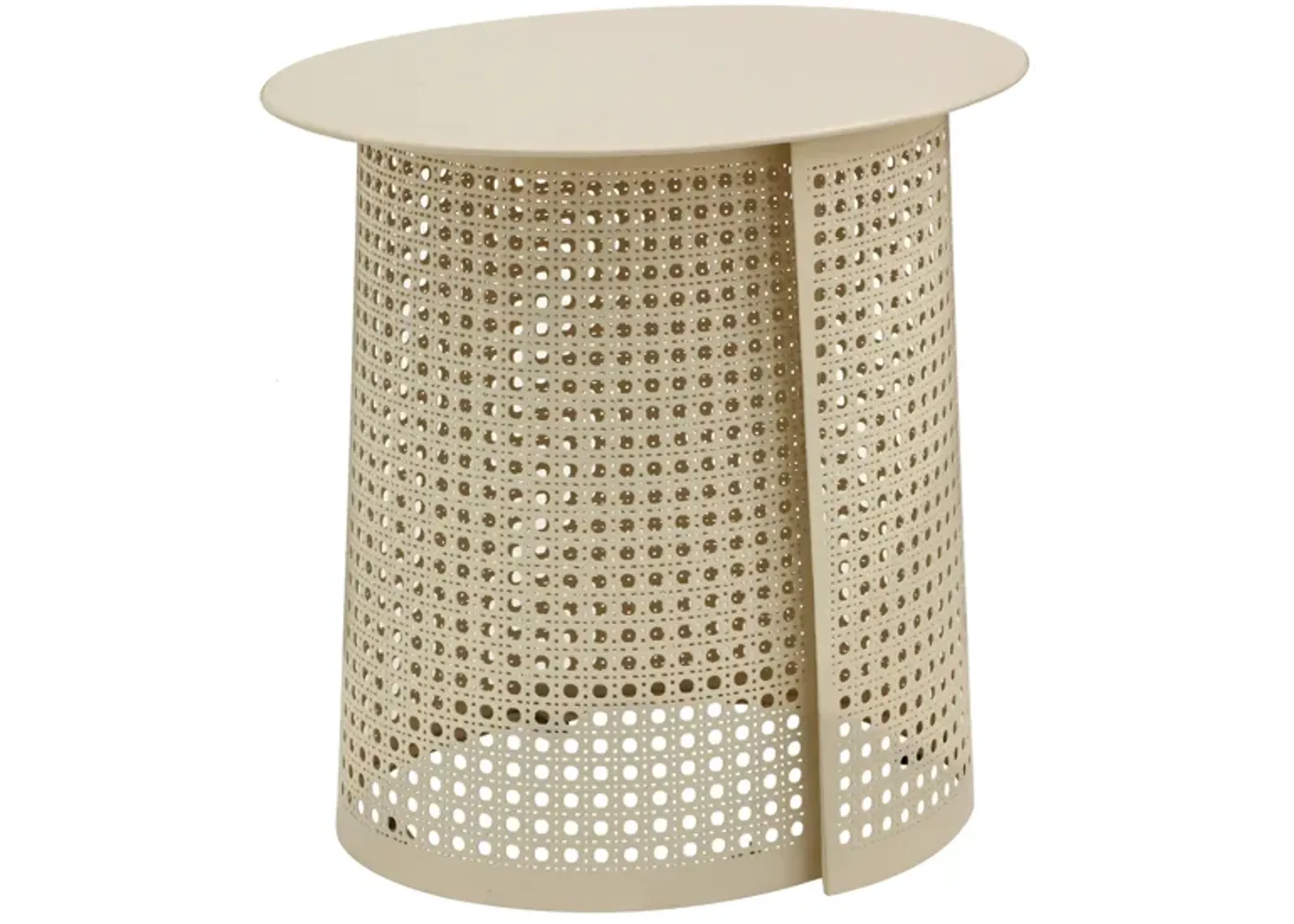 Pesky Eggnog Cream Side Table