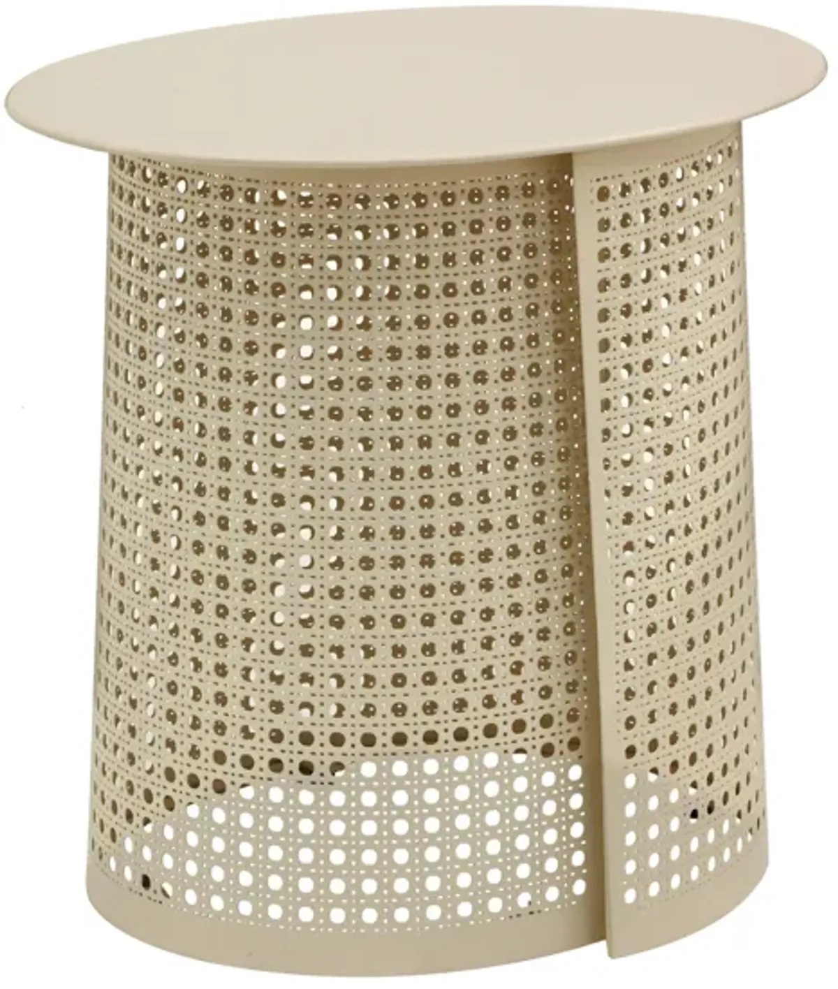 Pesky Eggnog Cream Side Table