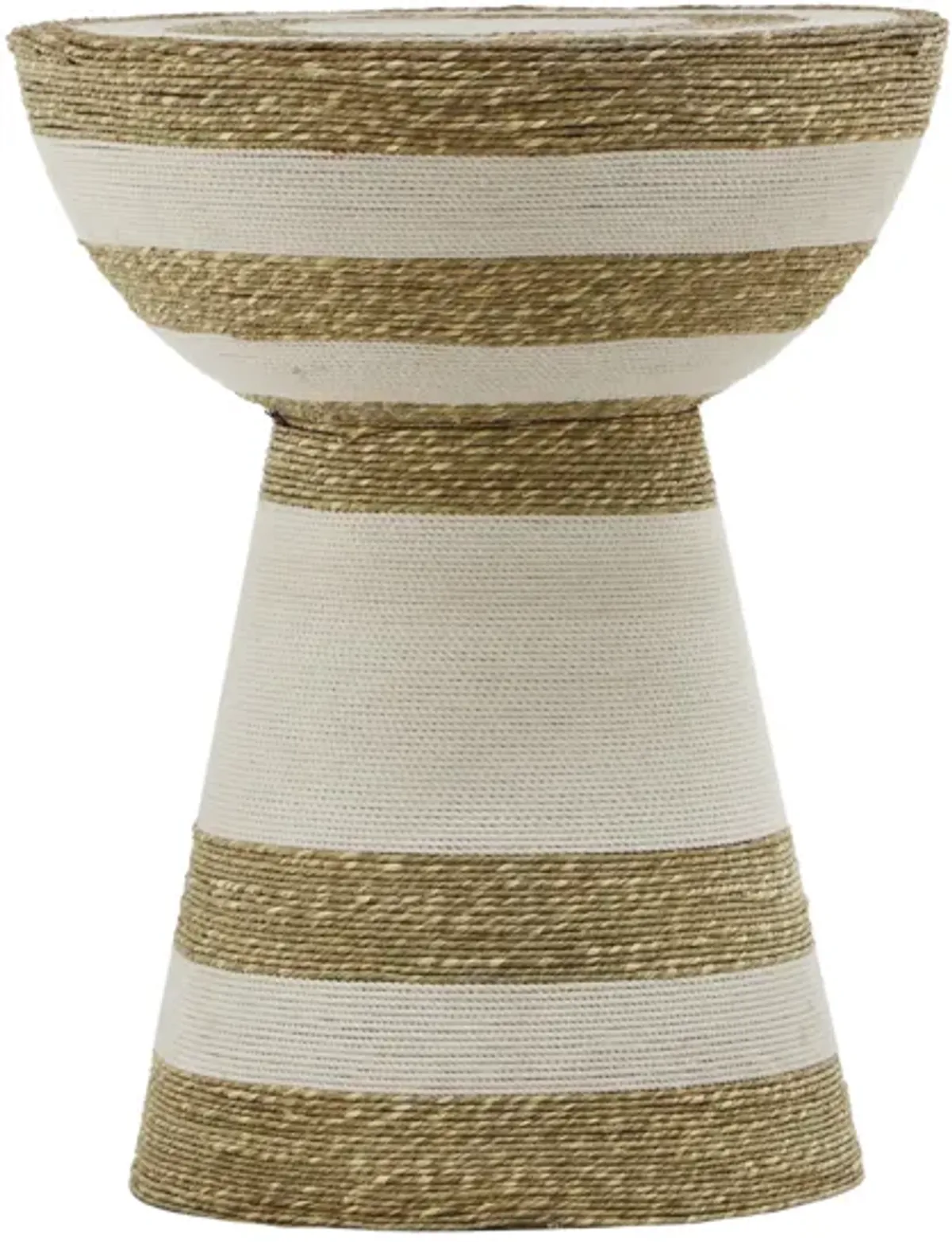 Wren Striped Side Table