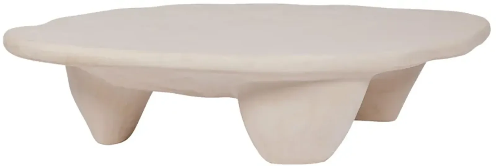 Athen Nude Faux Stone Coffee Table