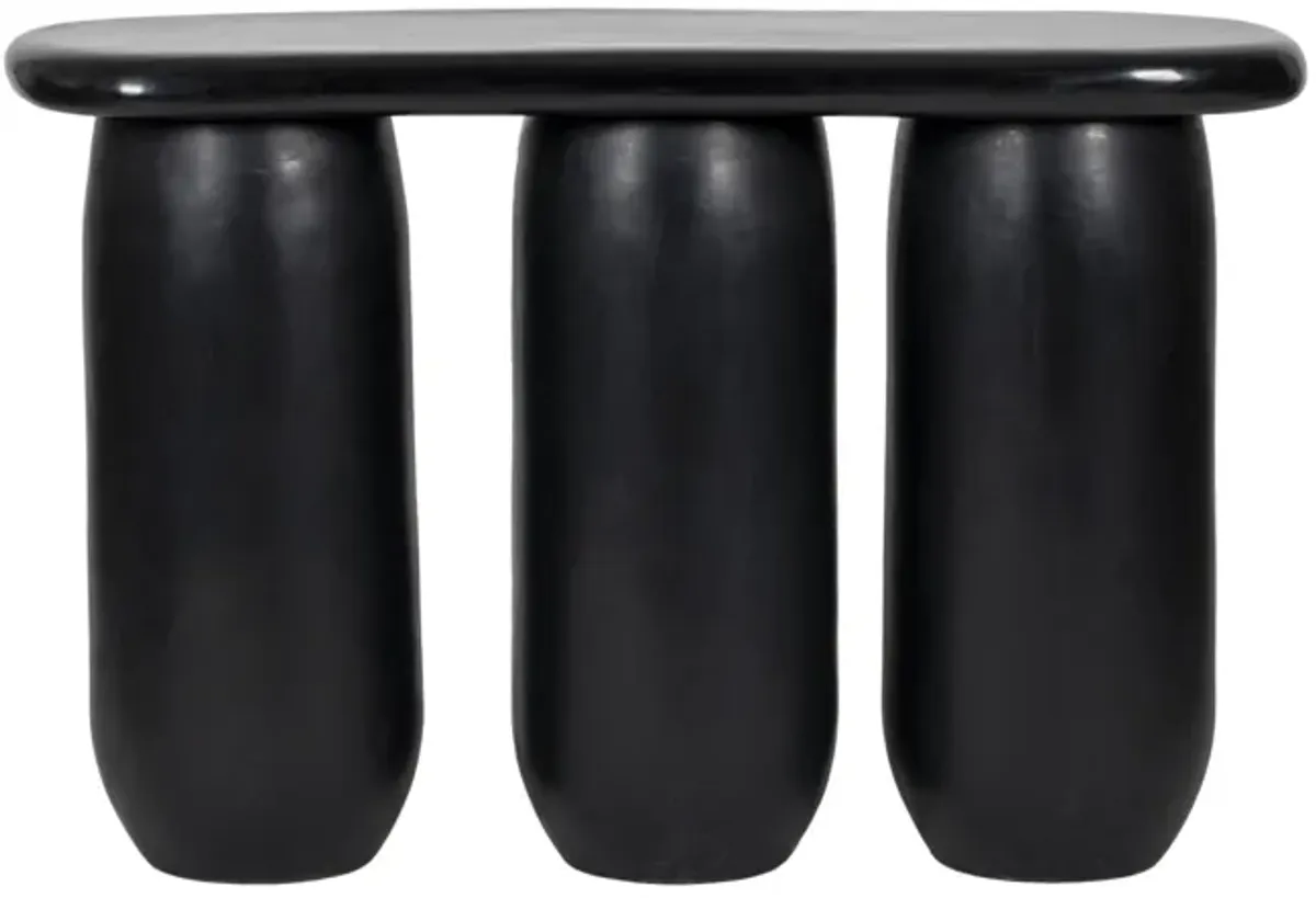 Rahul Black Console Table