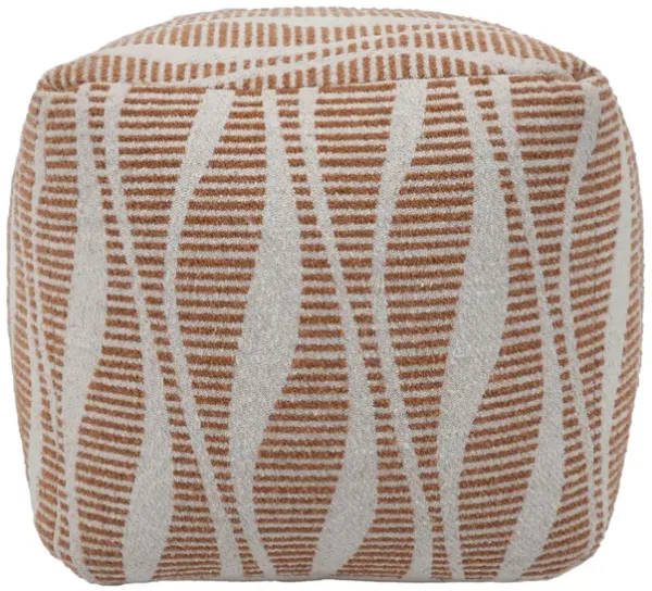 Ember Woven Pouf