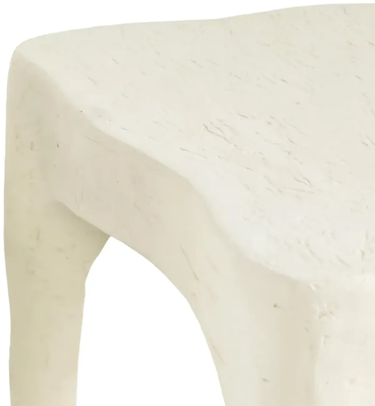 Skully Cream Textured Side Table