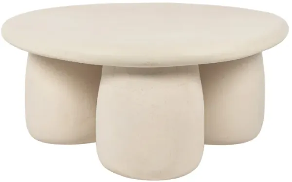 Rahul Cream Round Coffee Table