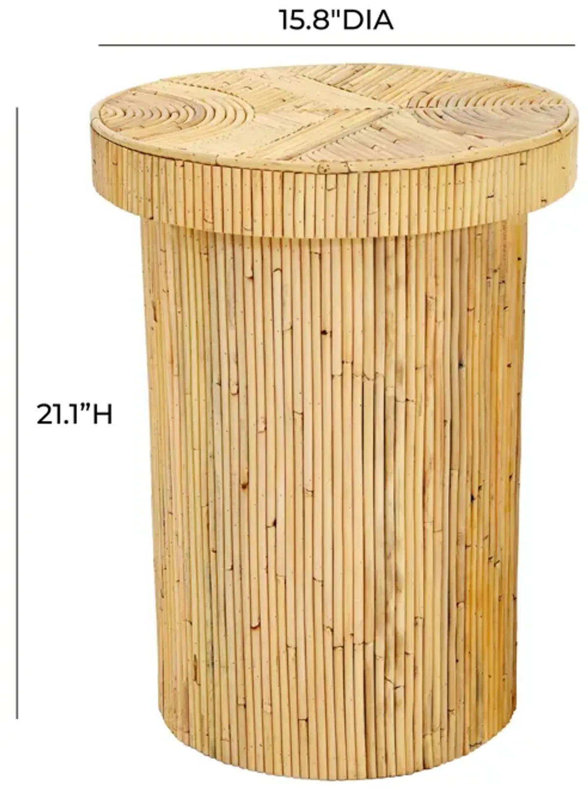 Acadia Rattan Side Table