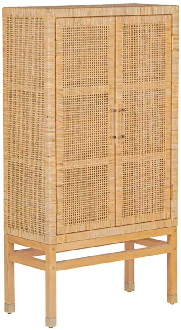 Amara Natural Woven Rattan Cabinet