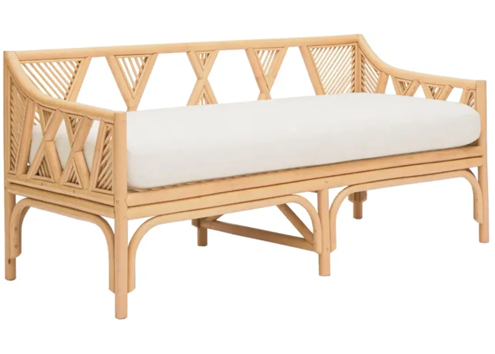 Jayla Natural Rattan Bench