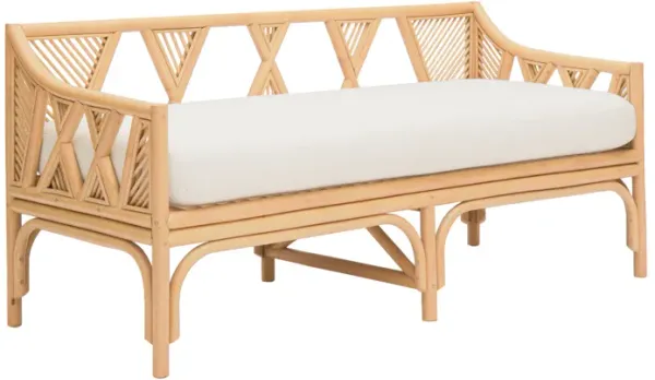 Jayla Natural Rattan Bench