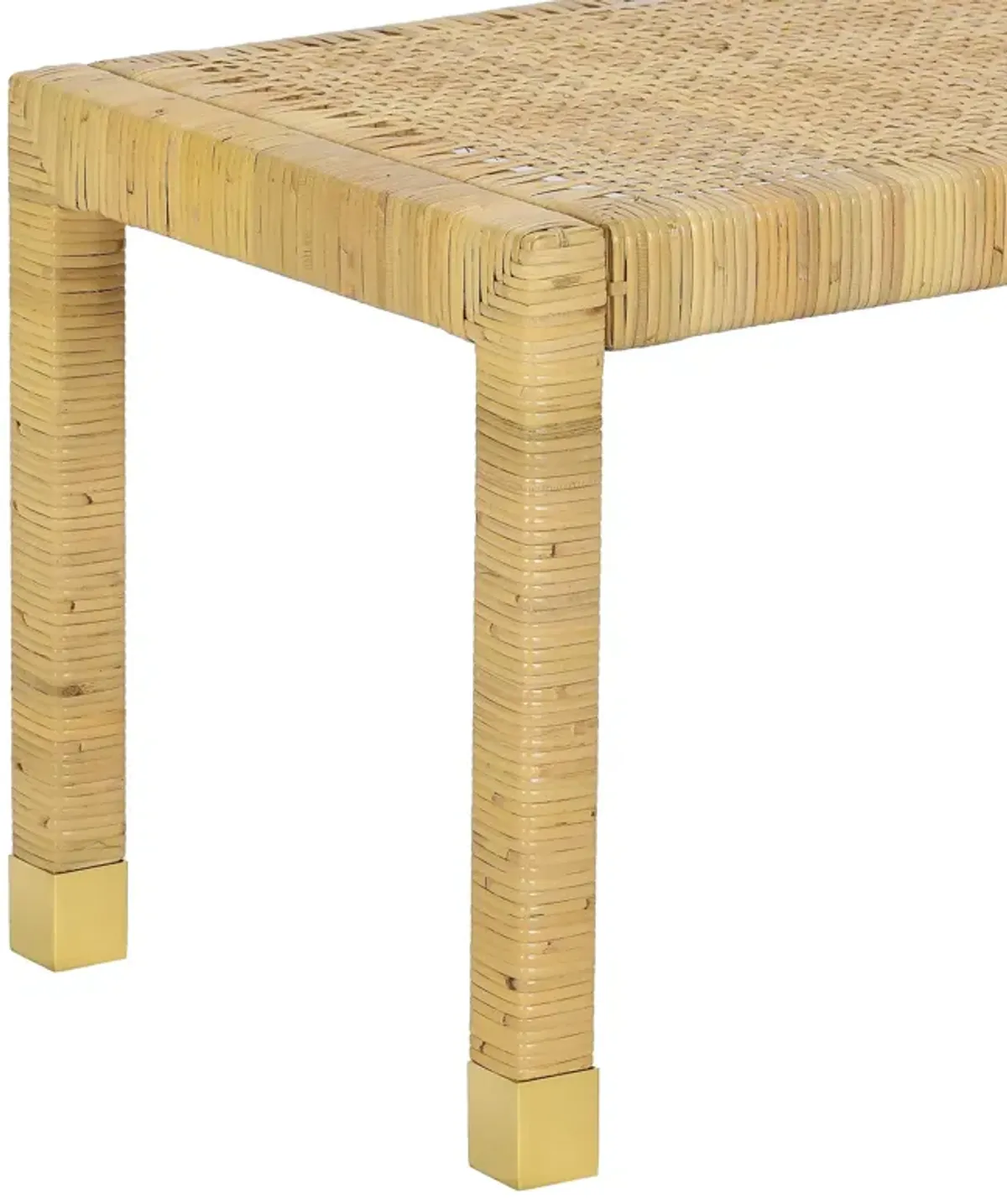 Amara Cream Linen Bench