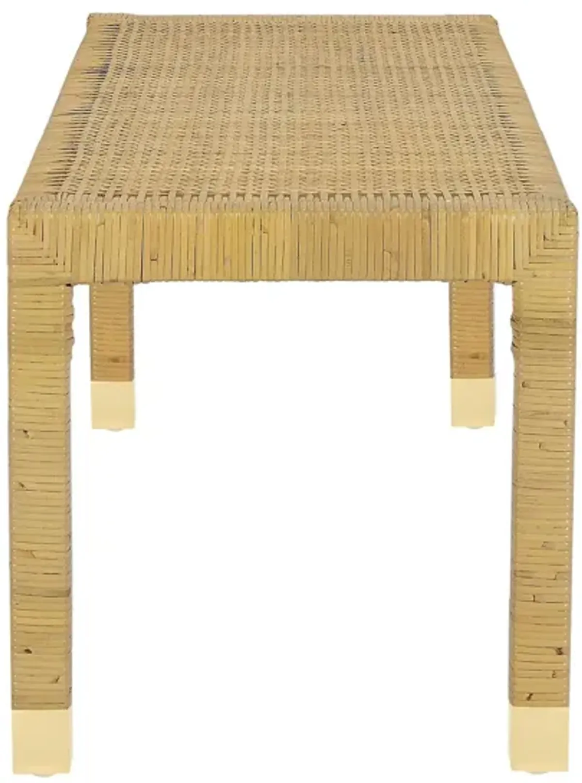 Amara Cream Linen Bench