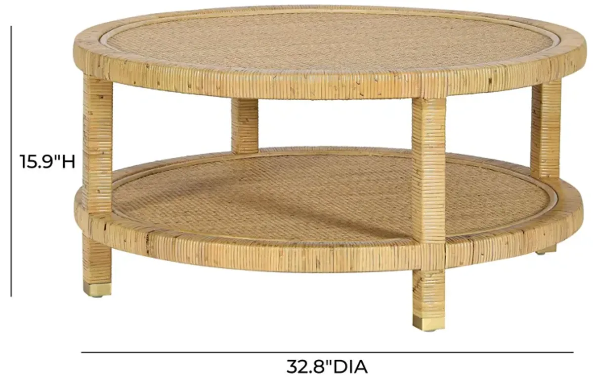 Amara Natural Rattan Coffee Table