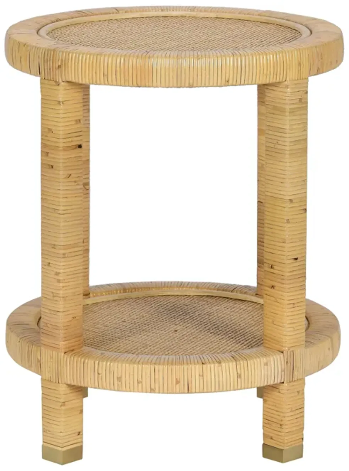 Amara Natural Rattan Side Table