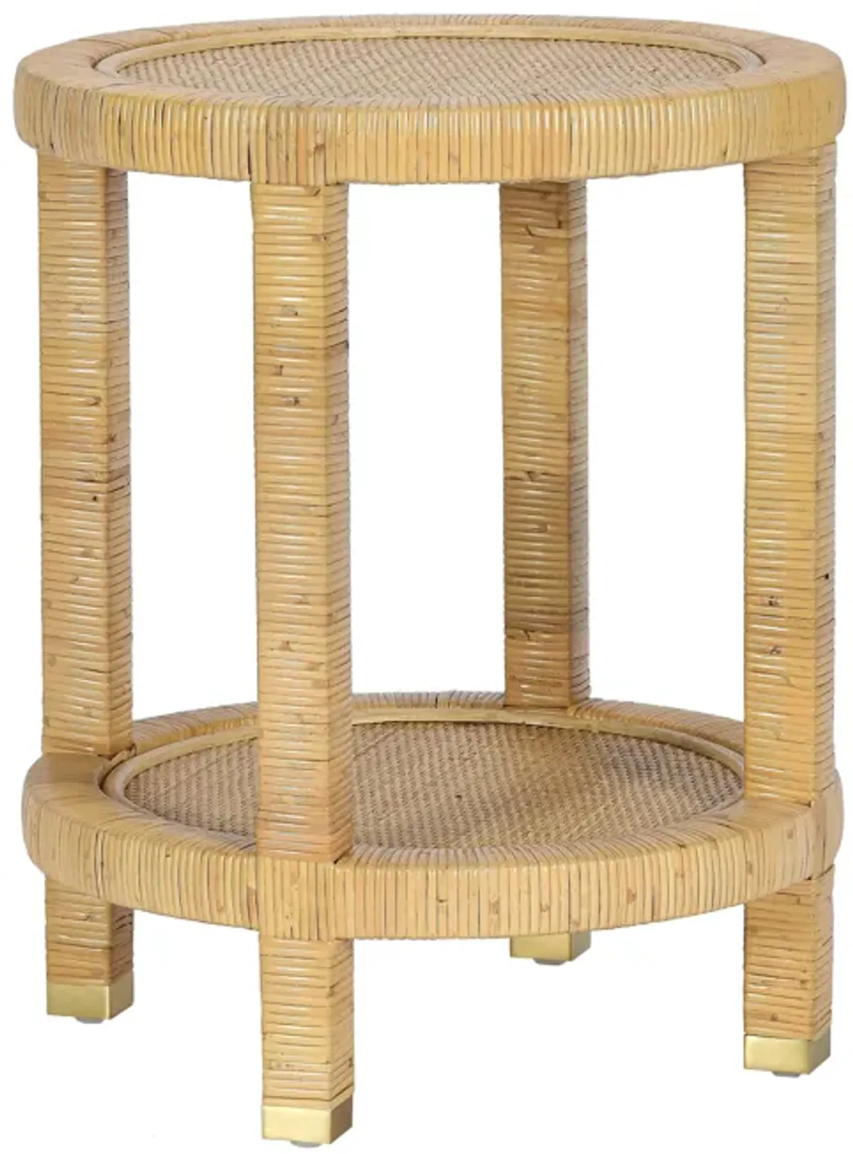 Amara Natural Rattan Side Table