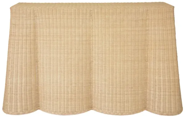 Egan Natural Rattan Console Table