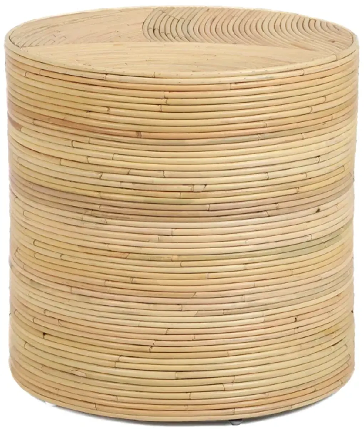 Matea Natural Rattan Arch Side Table